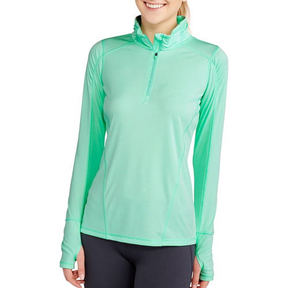 Danskin quarter clearance zip long sleeve