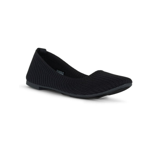 Danskin Womens Hope Vegan Slip On Ballet Flats
