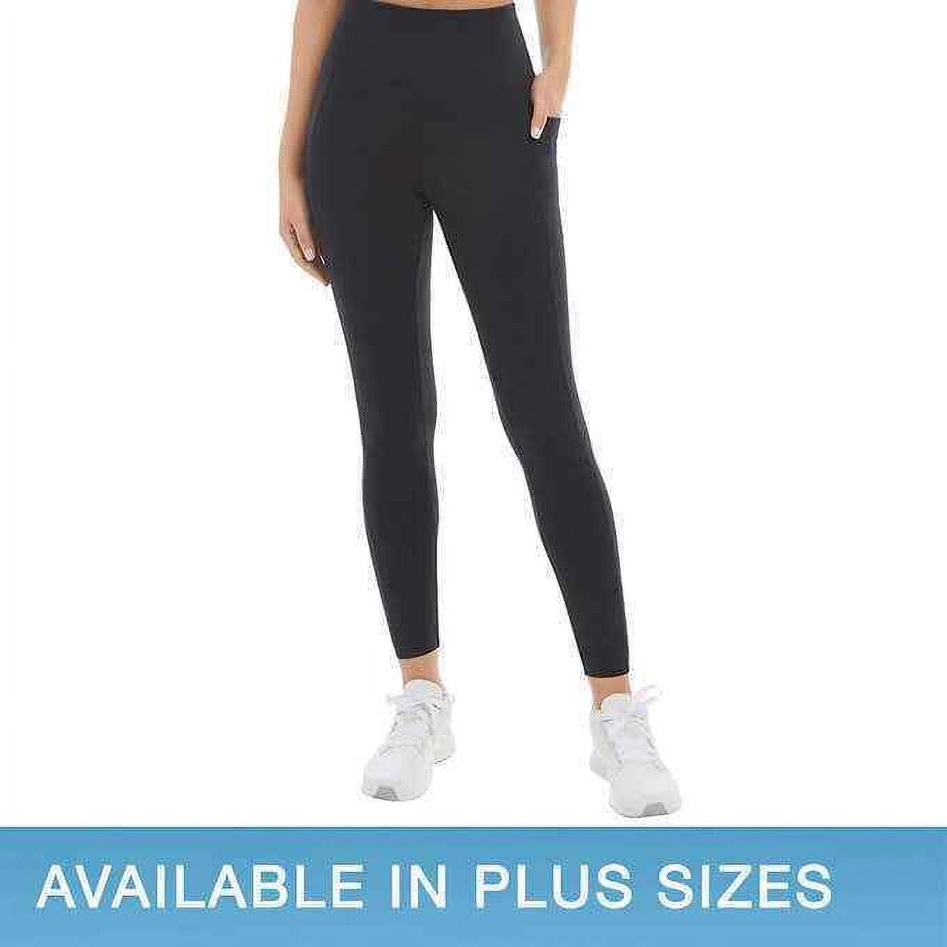Danskin Ladies' 7/8 Brushed High Rise Leggings w/Pockets Wicking