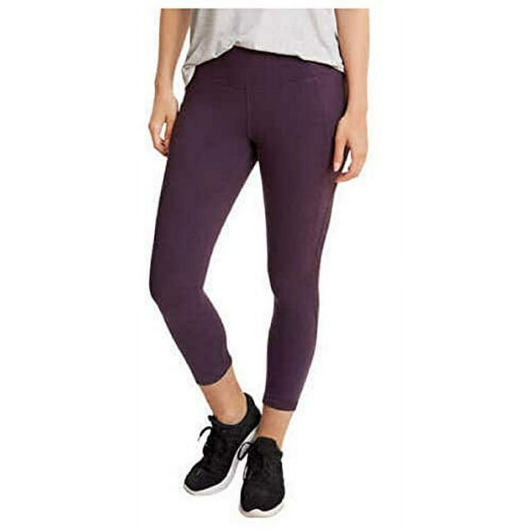 Danskin Ladies' Active Tight with Pockets (Winter Plum, Small)