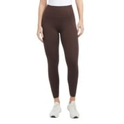 Danskin Womens High Rise Brushed Athletic Leggings, Espresso, X-Large