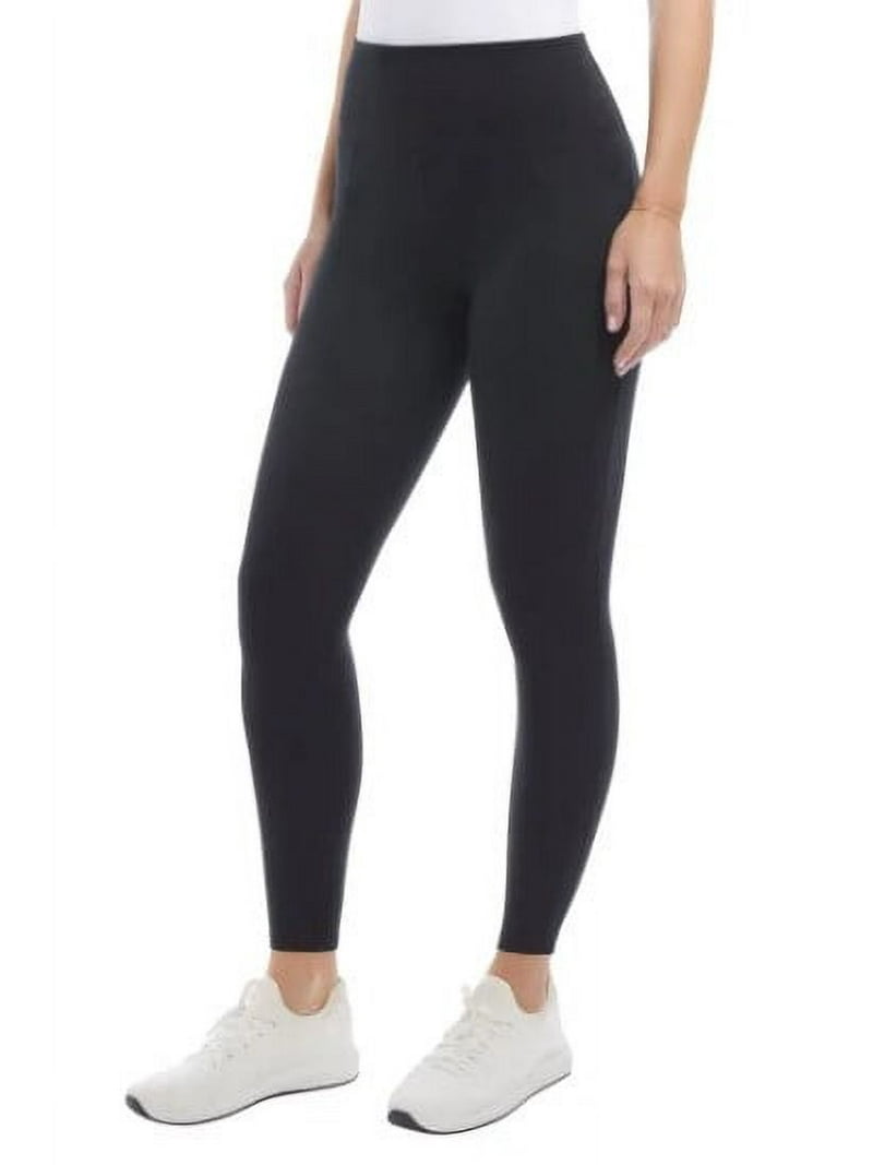 Danskin Ladies' High Rise Midweight Legging (Black, Large