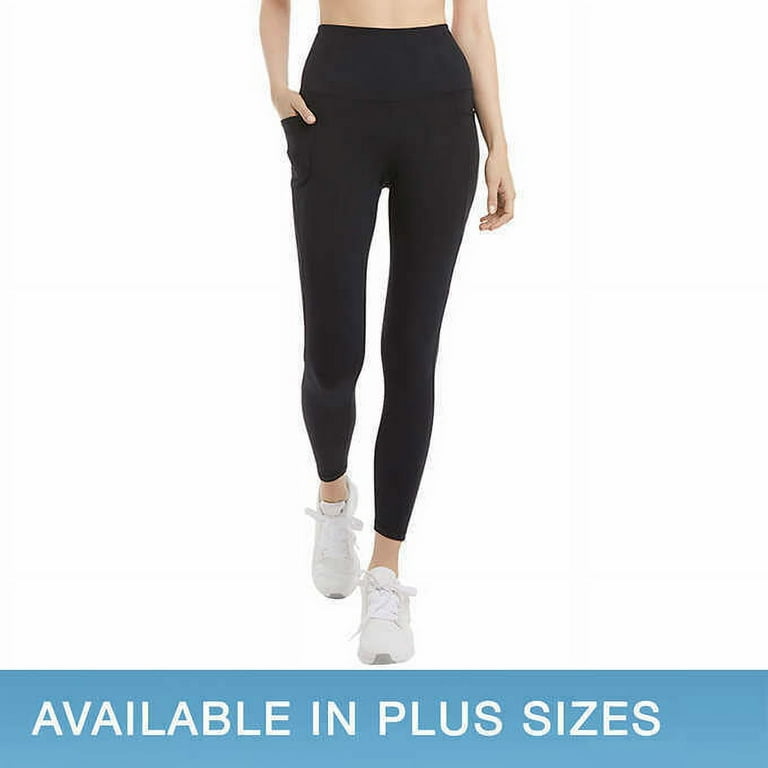 Danskin Ladies High Rise Tight with Pockets XS Black Salt