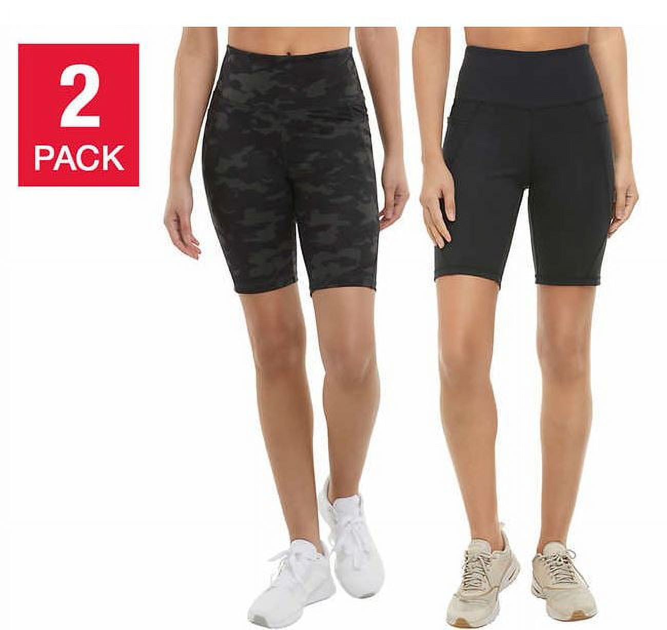 VALANDY 2 Pack Biker Shorts for Women – 5 Buttery Soft High Waisted Tummy  Control Biker Shorts for Workout Running 