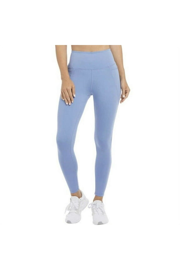Ladies' Performance Legging Side Pockets Soft Touch Size: L, Color: Waterdrop