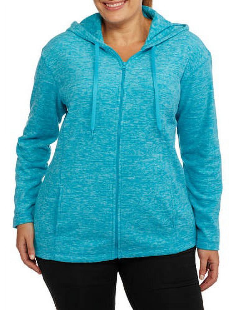 Danskin Now Dn Microfleece Hoodie Jacket Walmart