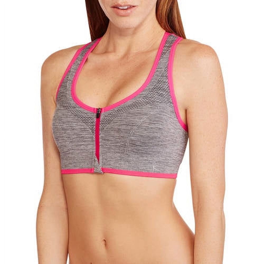 Danskin now high impact hotsell zip front sports bra