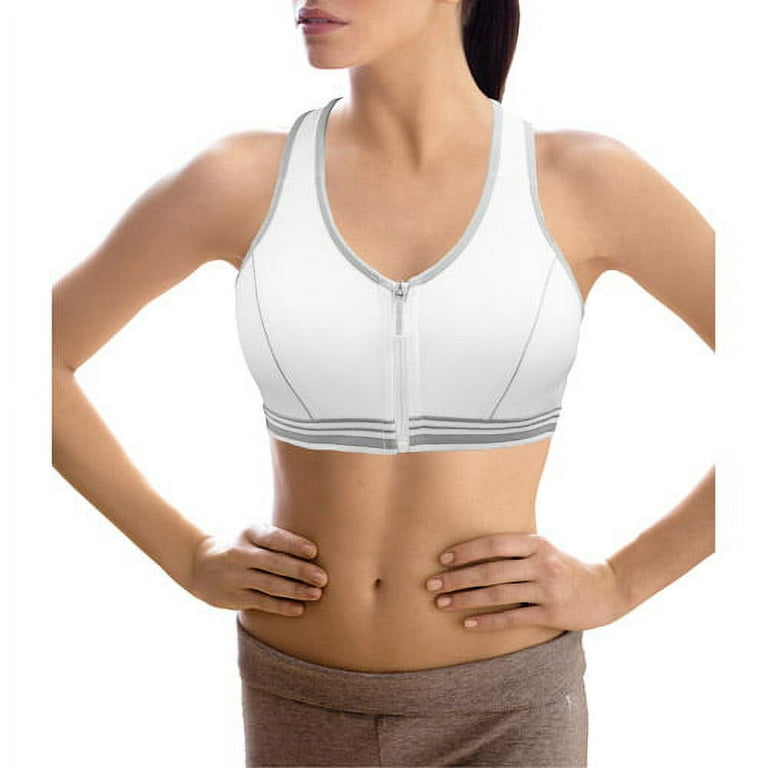 Danskin now high impact sales zip front sports bra