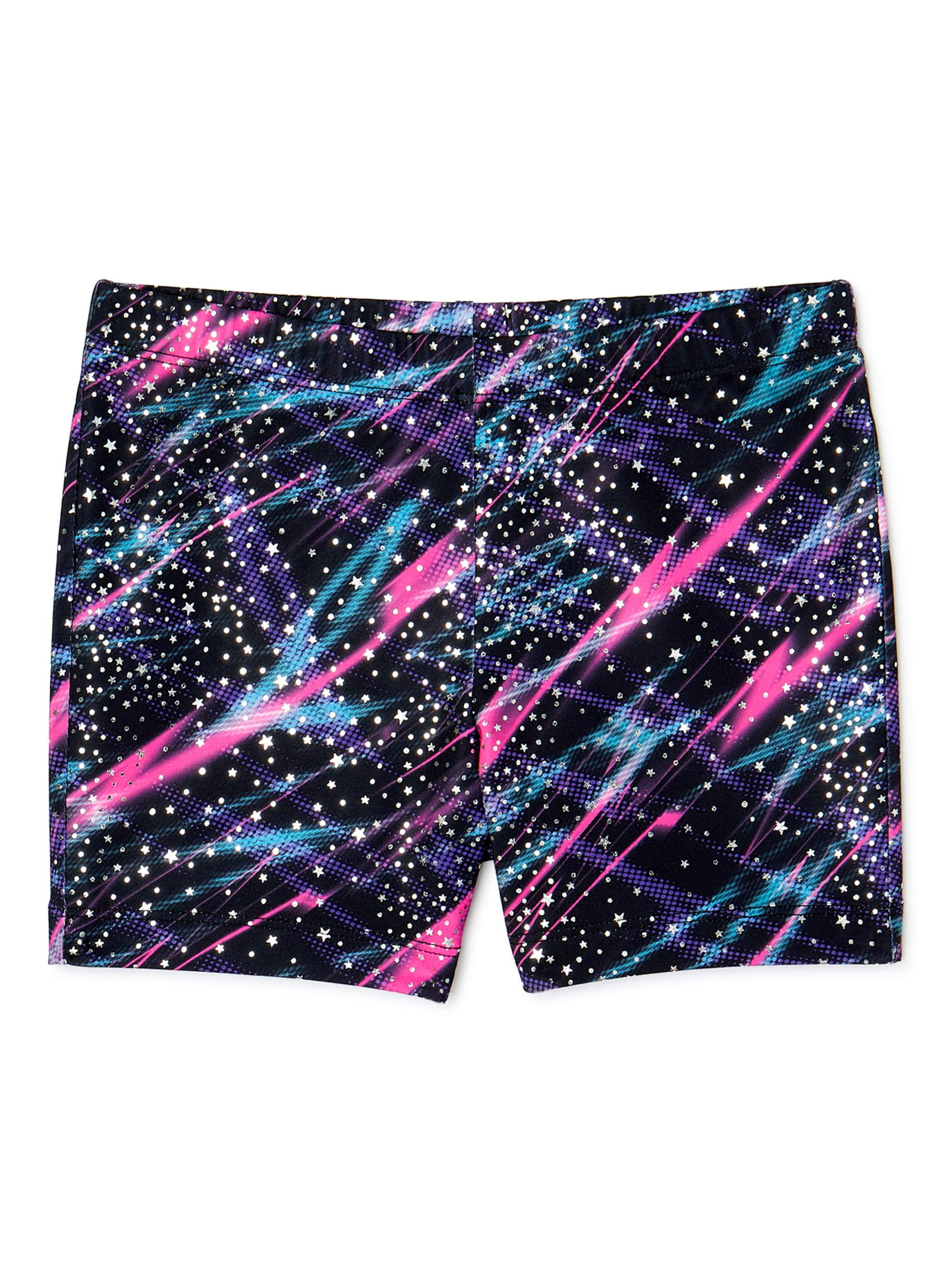 Danskin Now Girl s Hyperdrive Printed Bike Shorts Sizes 4 16 Walmart