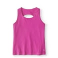 thumbnail image 1 of Danskin Now Girls' Dri-More Racerback Tank With Keyhole, Sizes 4-16, 1 of 3