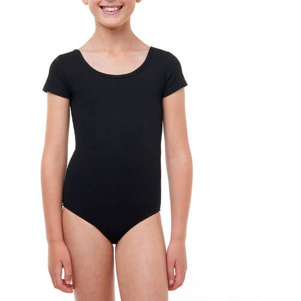 Danskin Now Girls' Short Sleeve Dance Leotard