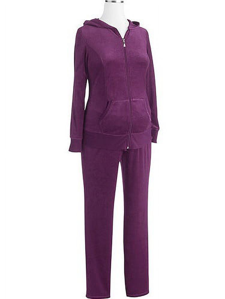 Danskin Now Maternity Velour Hoodie and Pant Set - image 1 of 1