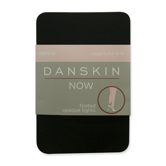 Danskin Now Opaque Footed Dance Tights, Sizes 4-16
