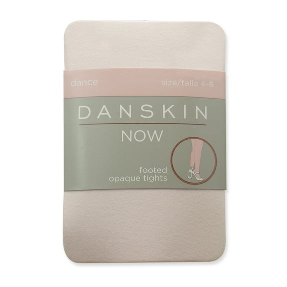 Danskin Now Opaque Footed Dance Tights, Sizes 4-16
