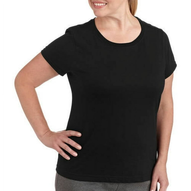 Danskin Now Short Sleeve Graphic Crew Neck Active Fit T Shirt
