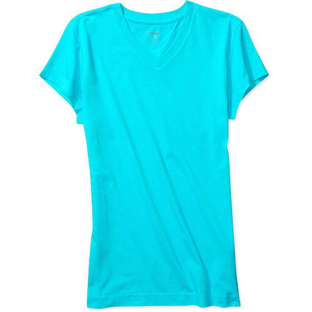 【90s】USA製DANSKIN T-shirt HIGH ENERGY Danskin Now Short Sleeve V-neck Tee - Women\u0027s Shirt -