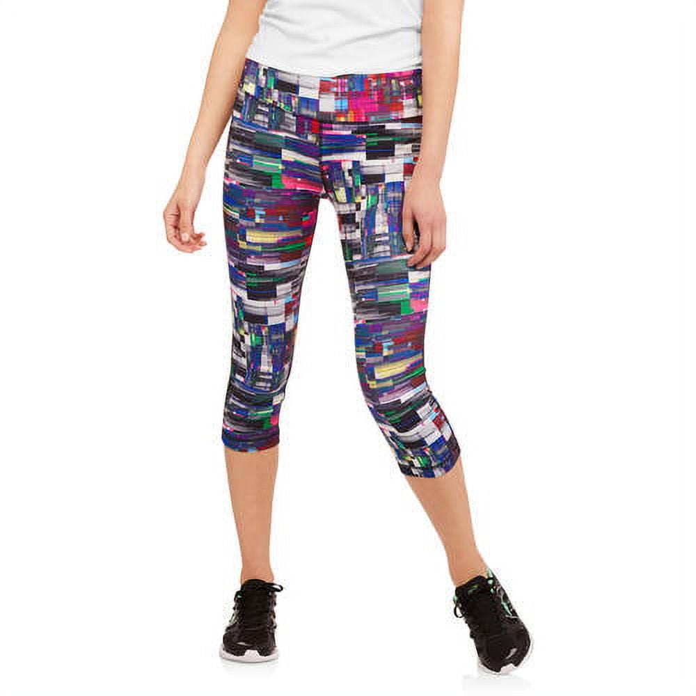 Danskin Now Women's Core Active Allover Print Capri Leggings