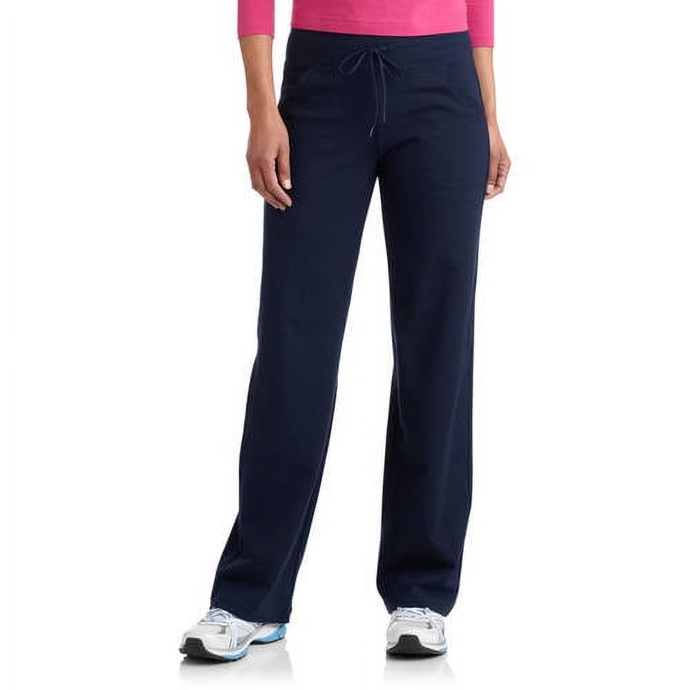 Danskin Now Women's Dri-More Core Athleisure Relaxed Fit Yoga Pants Available in Regular and Petite - image 1 of 2