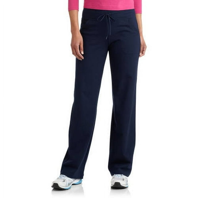Danskin Now Women's Dri-More Core Athleisure Relaxed Fit Yoga Pants Available in Regular and Petite
