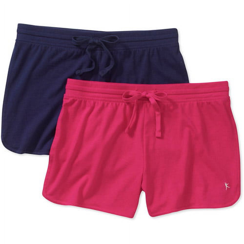 Danskin Now Women's Essential Knit Shorts 2-Pack - image 1 of 1