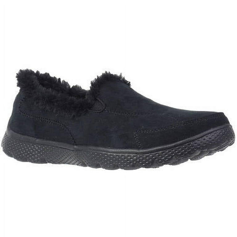 Danskin Now Women s Faux Fur Athletic Slip On Shoe Walmart