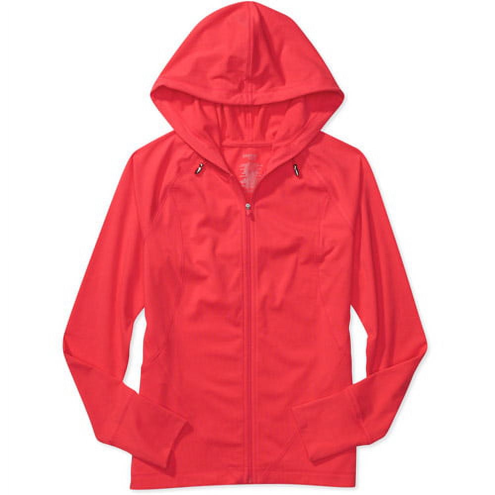 Danskin Now - Women's Long-Sleeve Athletic Zip Hoodie Danskin Now - Women's Long-Sleeve Athletic Zip Hoodie