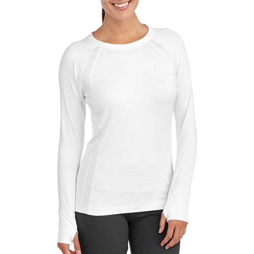 Danskin Now Women s Long Sleeve Performance T Shirt Walmart