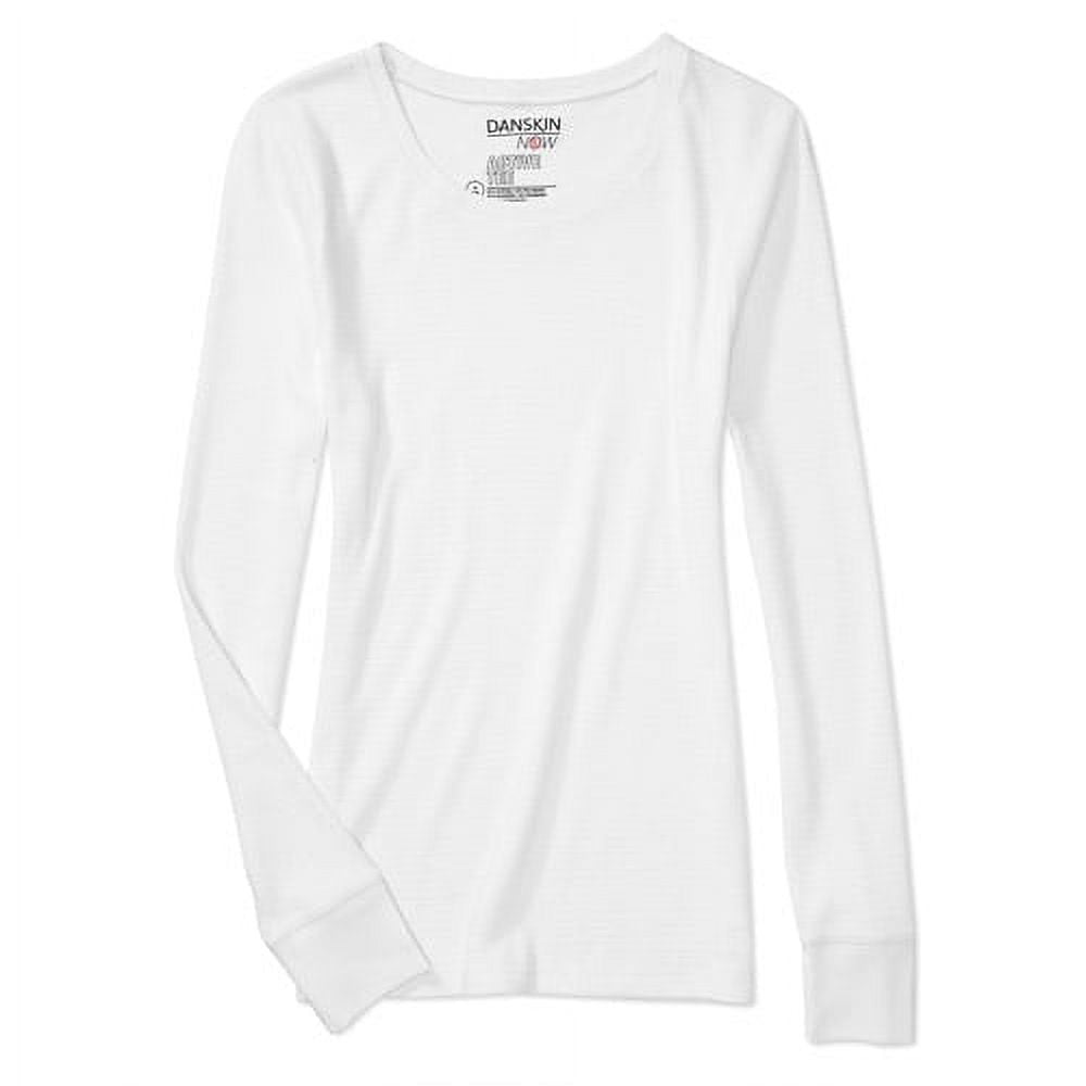 Danskin Now Women s Long Sleeve Thermal Tee Walmart