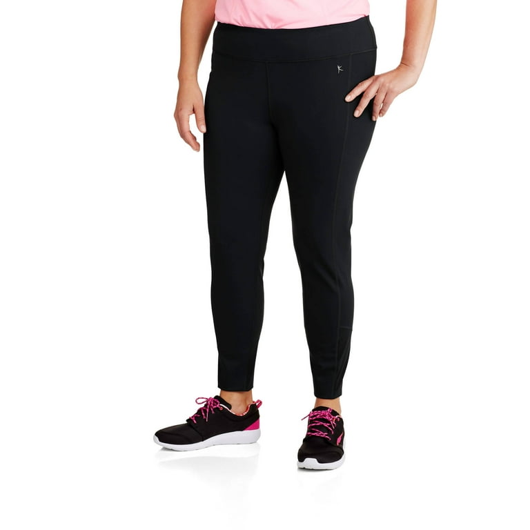 Danskin Now Women s Plus Size Compression Legging with Mesh Detail