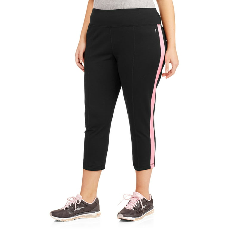 Danskin Now Women's Plus-Size Dri-More Capri Pants with Sporty