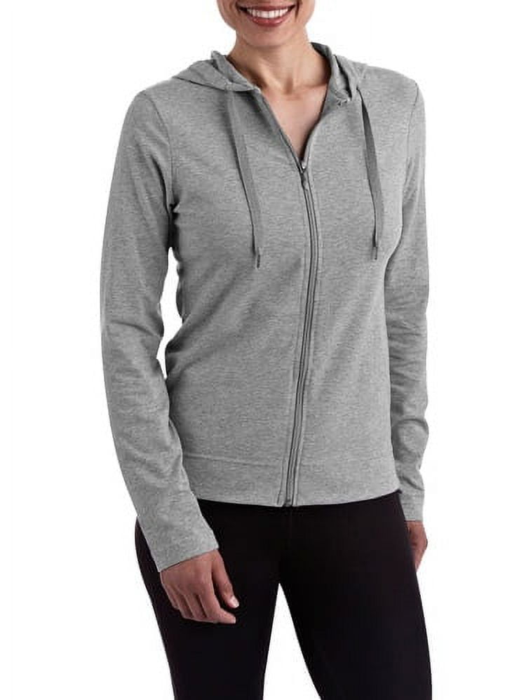 Danskin Now Women's Plus-Size Dri-More Hooded Athletic Jacket