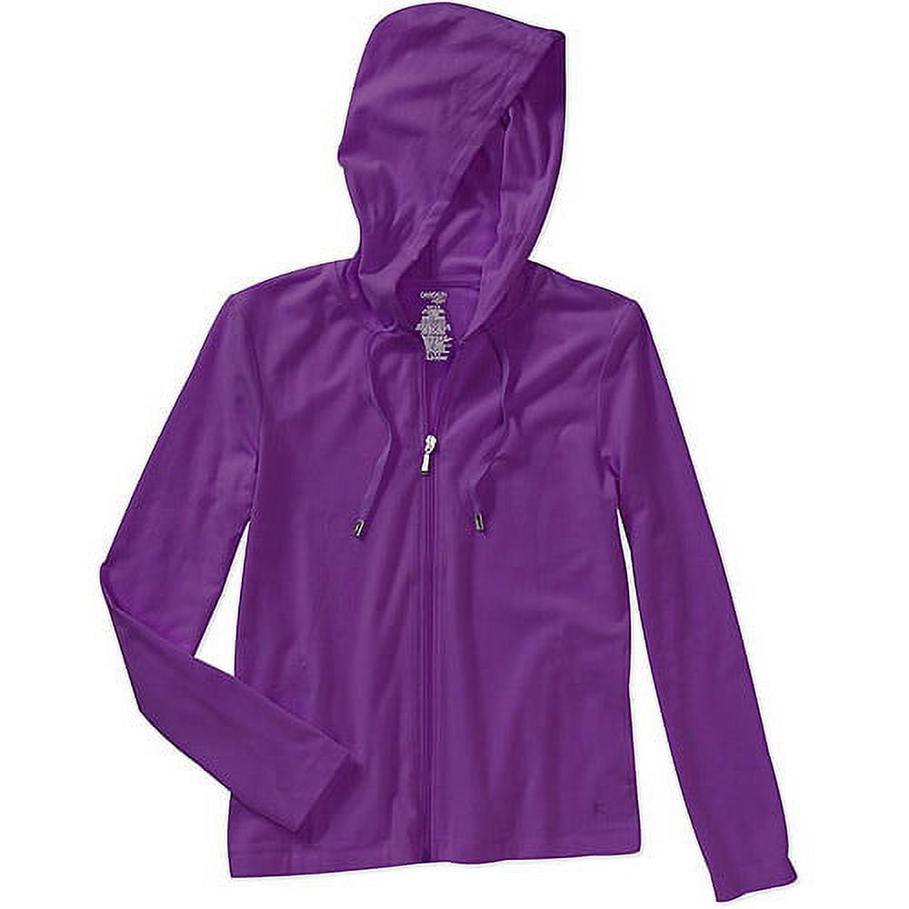 Danskin Now Women's Plus-Size Jersey Hoodie with Curved Seams - Walmart.com