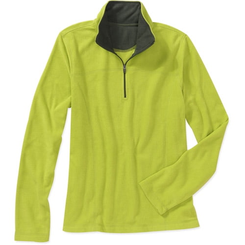 Danskin Now Women's Plus-Size Microfleece Quarter-Zip Pullover - Walmart.com