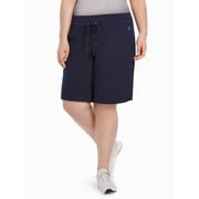 Danskin Pockets Cotton, Athletic Shorts Womens
