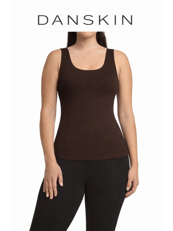 Woman's Crescent Tank Top - Espresso - Size XXL
