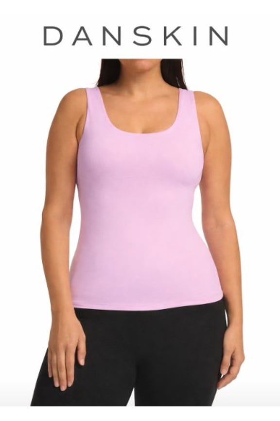 Woman's Crescent Tank Top  Soft Pink - Size Large