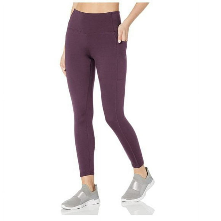 Danskin Women's Active Tight with Pockets (Winter Plum, X-Large) 