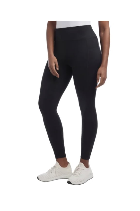 Women's Brushed Satin Stitch 7/8 Legging (US, Alpha, Medium, Regular, Regular, Black Salt)