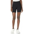 thumbnail image 1 of Danskin Women's Curved Contour Bike Short, Black Salt, X-Large, 1 of 2