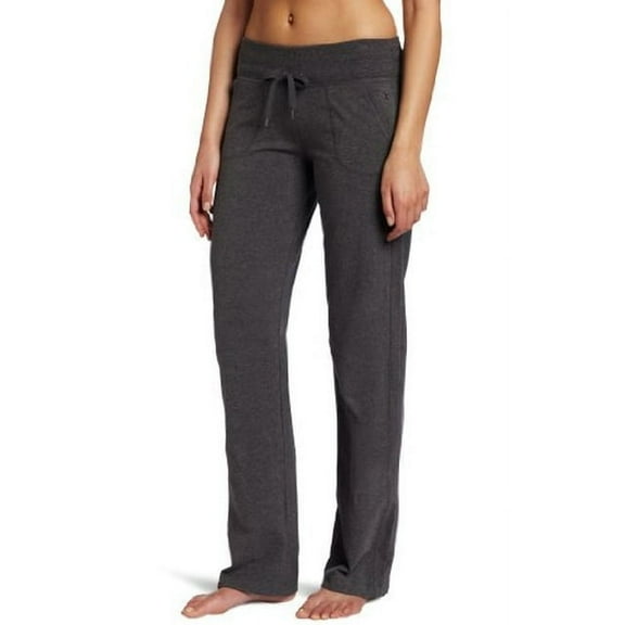 Danskin Women's Drawcord Athletic Pant Medium Charcoal Heather