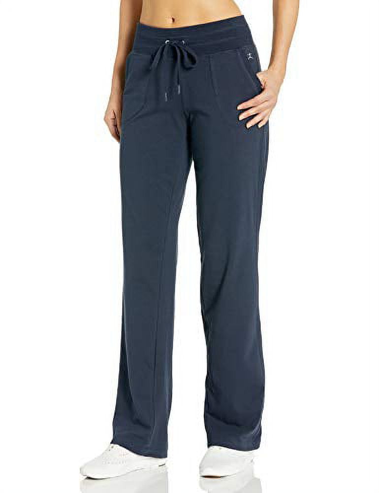 Danskin Women's Drawcord Athletic Pant, Midnight Navy, XL - Walmart.com