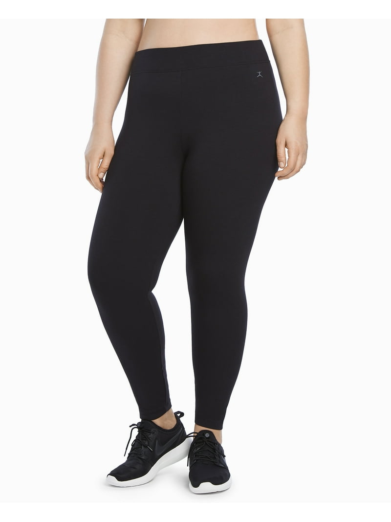 Danskin womens Plus-size athletic leggings, Black, 3X US