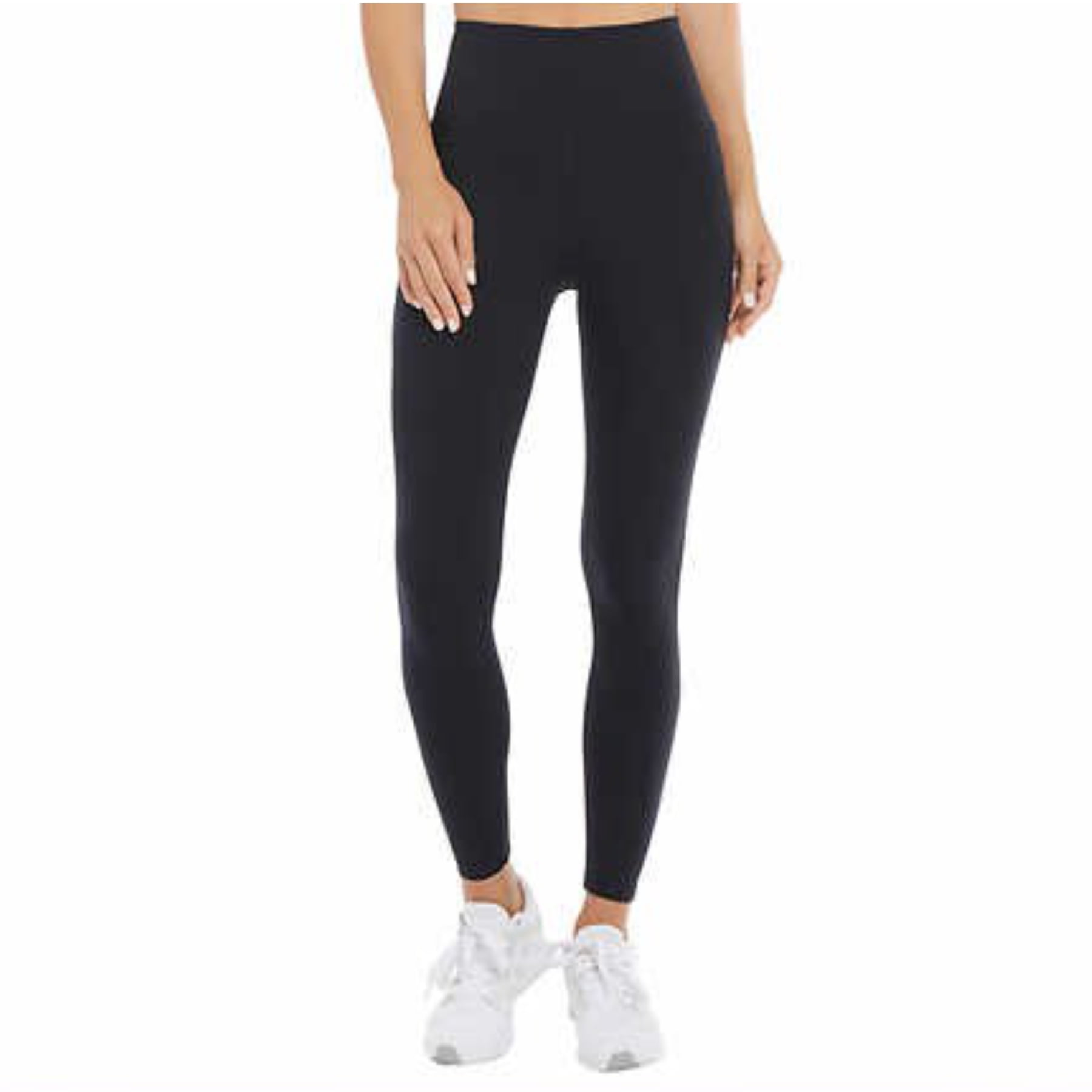 Avia Women's Black/Gray Activewear Stretch Performance Pocket Capri Pants  8-10 M