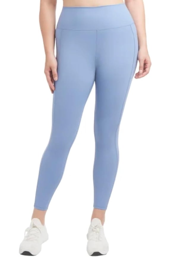 Women's High Waist Lightweight Legging Tight, Light Blue, M