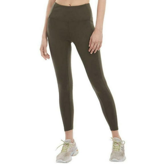 Danskin Women's Leggings Sz XS Reg Super Soft 7/8 Ankle Green