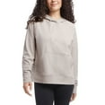 thumbnail image 1 of Danskin Women's Long Sleeve Melange Hoodie Pullover with Kangaroo Pocket (Beige/Small), 1 of 3