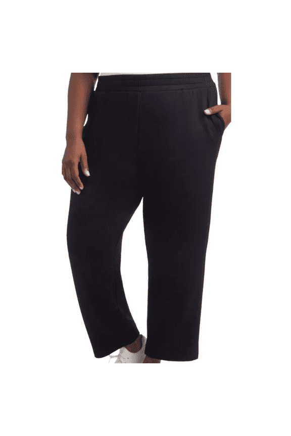 Womens Luxe Pant, Soft Stretch Rayon Blend, Black, Size XXL (18)