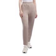 Danskin Women's Luxe Retro Jogger Sweatpant, Brown, X-Large