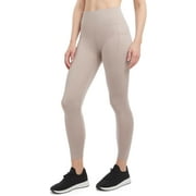 DANSKIN Womens Satin Stitch High Rise 7/8 Leggings (Black, X-Large)