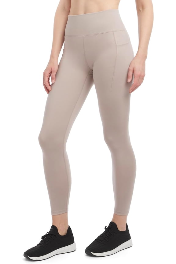 Women's Satin Stitch High Rise 7/8 Leggings - Atmosphere - Small